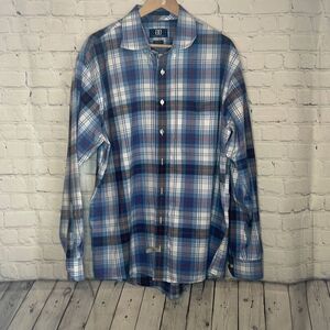 Allen‎ Edmonds Men’s Button Down Long Sleeve Dress Shirt Slim Fit Size xl